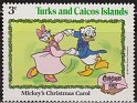Turks and Caicos Isls - 1982 - Walt Disney - 3 ¢ - Multicolor - Walt Disney, Christmas - Scott 544 - Disney Mickey's Christmas Carol - 0